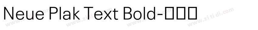 Neue Plak Text Bold字体转换 Neue Plak Text Bold字体转换